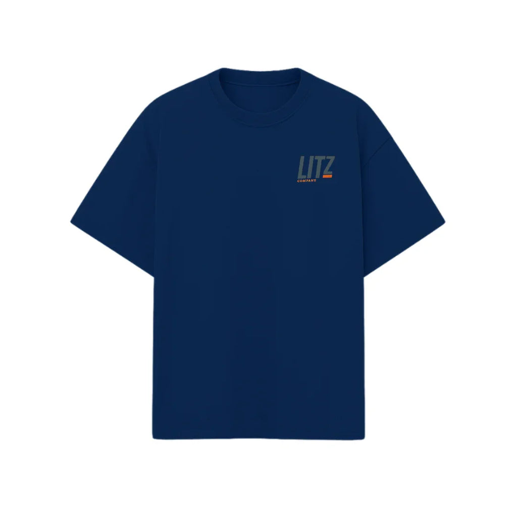 Camiseta Oversized Dmyd - Azul Marinho