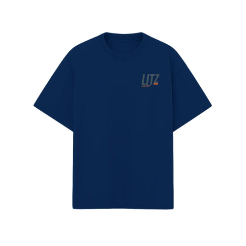 Camiseta Oversized Dmyd - Azul Marinho