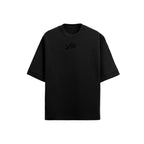 Camiseta Oversized Borderie - Preta