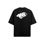 Camiseta Oversized Tropical Winter - Preta