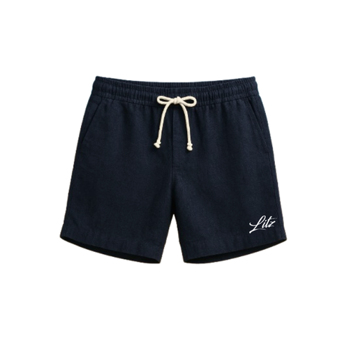 Bermuda Linho Borderie - Preta