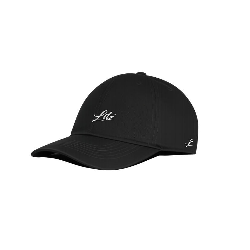 Dad Hat Borderie - Preto